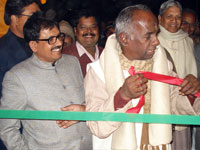 Sri K. N. Govindacharya inagurating Ganga Exhibition, 2008